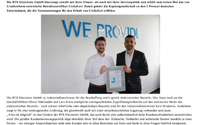 CrefoZert for Waltrop industrial service provider