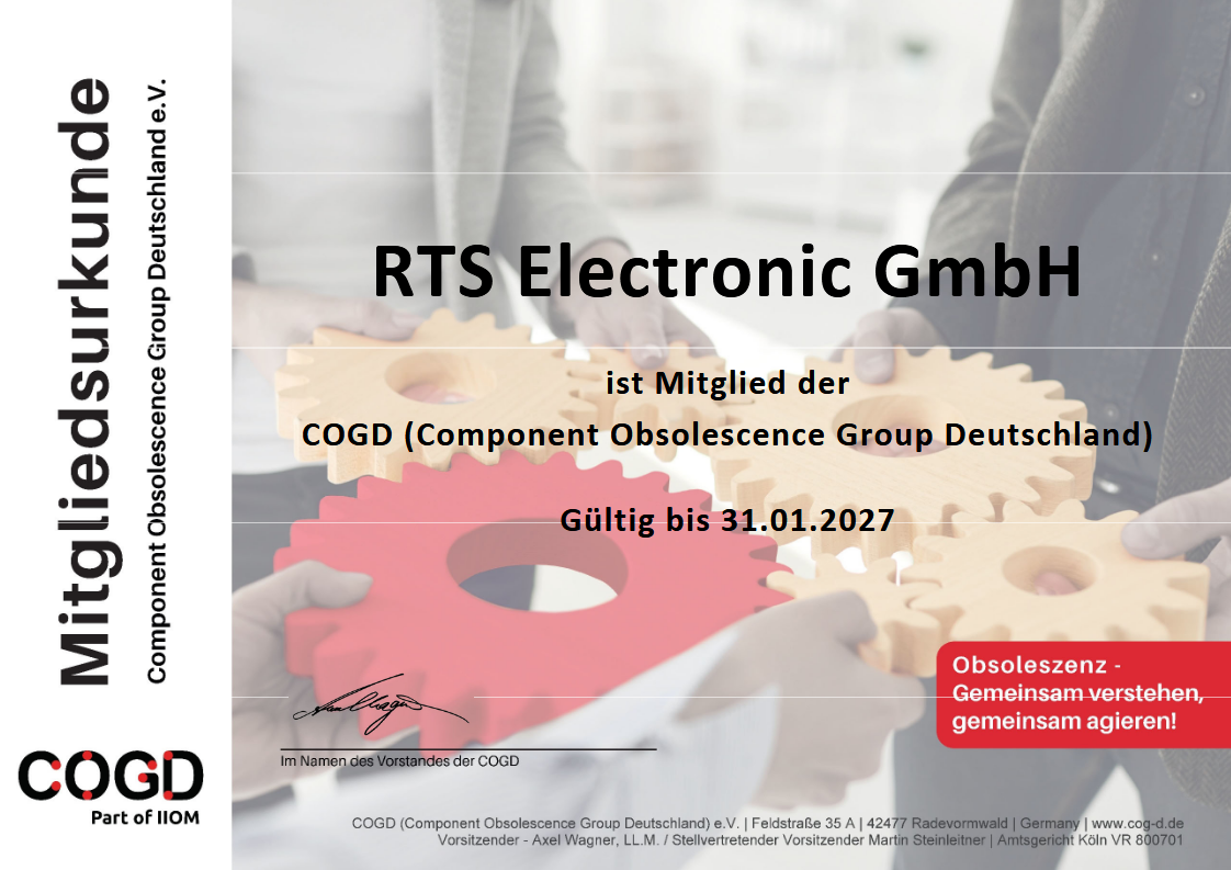 Mitgliedsurkunde_COGD_RTS-Electronic GmbH 01.2026-01.2027.png
