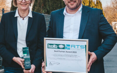 Erneut ausgezeichnet: RTS Electronic gewinnt den „Best Partner Award“ von W. Kolb zum zweiten Mal