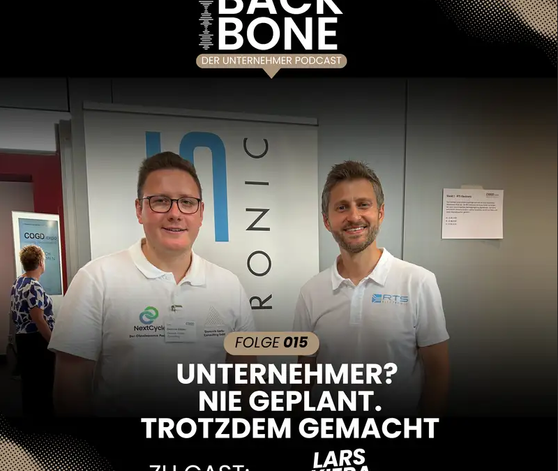 Lars Kiera over ondernemerschap, verantwoordelijkheid en zijn persoonlijke loopbaan in de BACKBONE-podcast