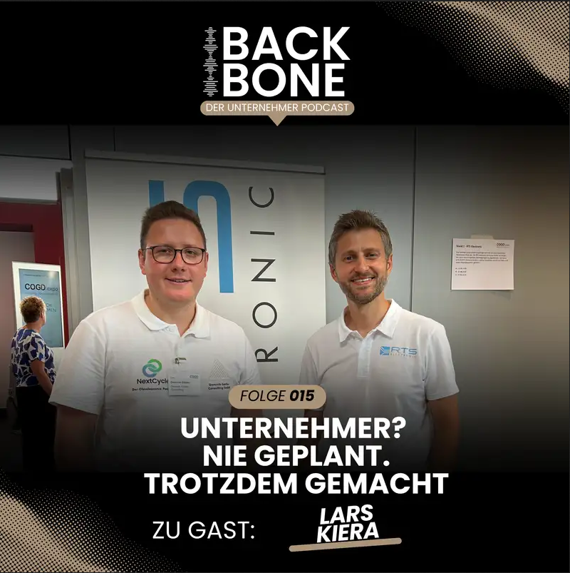 Lars Kiera im BACKBONE Podcast Dominik Göttler und Lars Kiera im Porträt